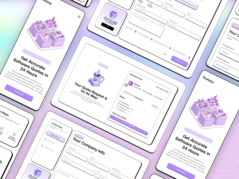QuoteXai, an AI quoting dashboard